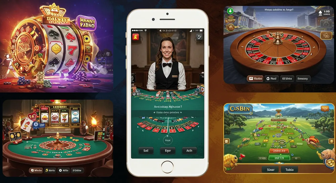 Different types of mobile casino games