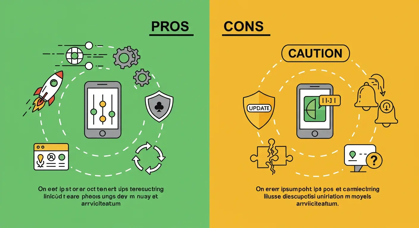 Pros and cons of mobile casino apps